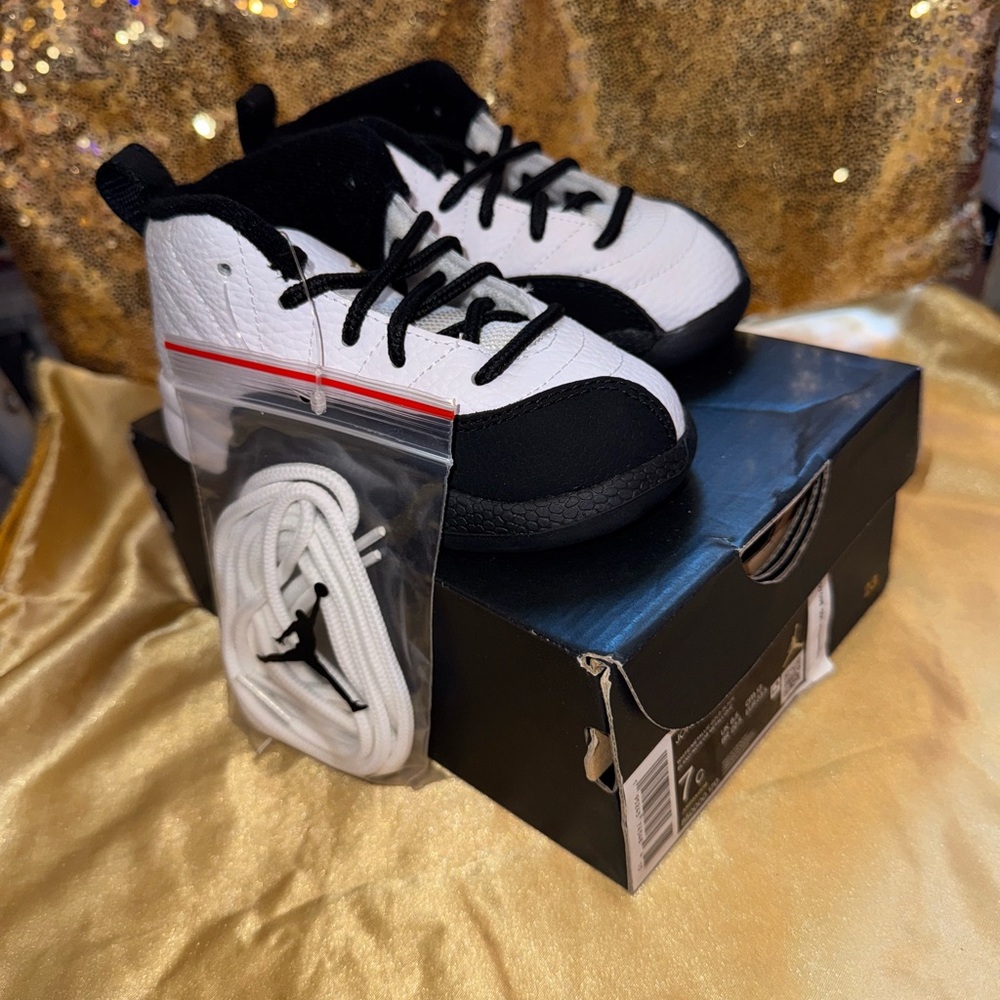 Kids Black and White Sneakers